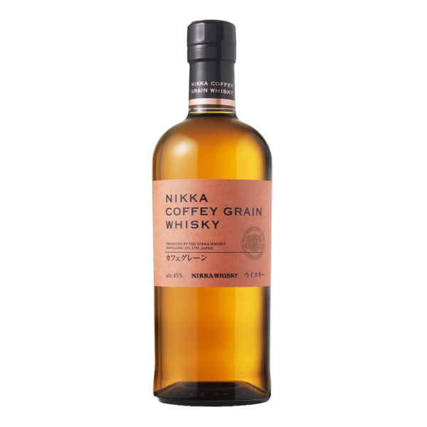 Le Nikka Coffey Grain est un whisky japonais élaboré majoritairement à partir de maïs et distillé dans des alambics "Coffey" à la distillerie Miyagikyo. Ces alambics, importés d'Écosse en 1963, apportent richesse et complexité au whisky, avec des notes de fruits exotiques, poire et agrumes, et une touche florale et pâtissière. En bouche, il est gourmand et juteux, révélant des saveurs de banane, caramel, et réglisse. Ce whisky suave et charmeur sort des sentiers battus, offrant une expérience unique aux amateurs de whisky japonais.