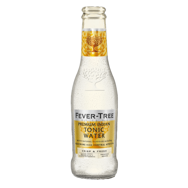 Fever-Tree propose un Indian Tonic Water 100% naturel, mélangeant une quinine de qualité et des notes d'agrumes, avec une amertume équilibrée. Idéal pour rafraîchir vos cocktails, il s'associe parfaitement aux gins, vodkas et tequilas. Inspiré par les boissons des colons britanniques en Inde, il utilise de la quinine de la République démocratique du Congo et de l'orange amère du Yucatán.