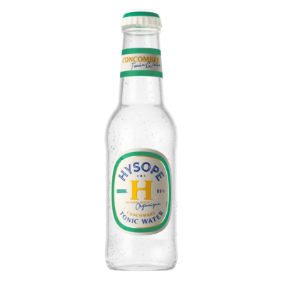 Le Tonic Water Concombre d'Hysope est incolore, frais et floral, avec une subtile odeur de concombre et une légère amertume. Spécialiste des boissons toniques d'exception, Hysope crée des expériences gustatives raffinées, parfaites pour adoucir l’amertume des gins. Idéal pour les cocktails estivaux, il se déguste seul ou comme base pour des créations originales.