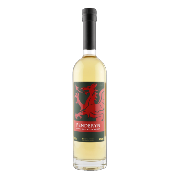 Penderyn Celt, single malt gallois non filtré à froid, distillé dans un alambic unique, vieilli en ex-fûts de bourbon et fini en fûts de whisky écossais tourbé, offre un profil doux, herbacé et subtilement fumé – parfait pour les connaisseurs en quête d'authenticité.